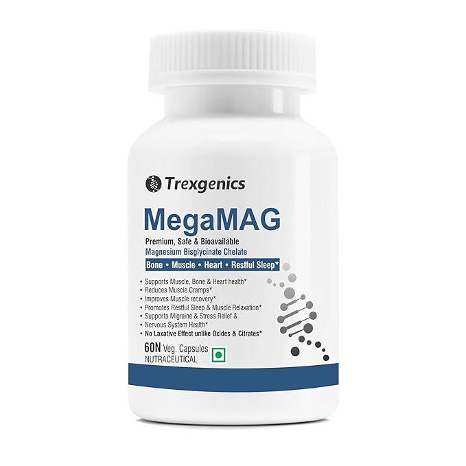 Trexgenics MegaMAG Magnesium Bisglycinate - 60 Caps