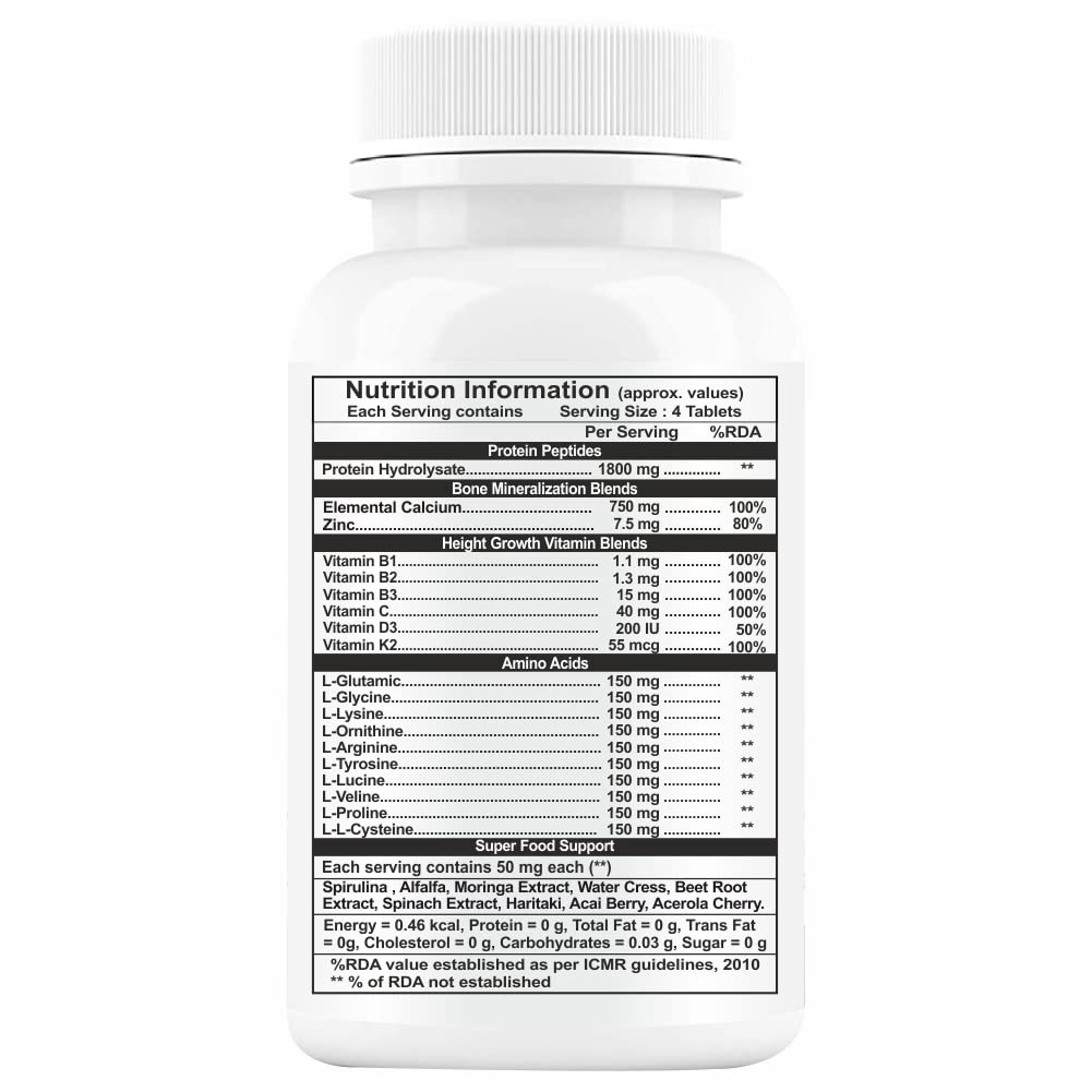Propeptides Height Increase Tablets - 60 Tabs