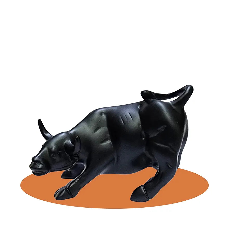 Gold Art India Bull Black