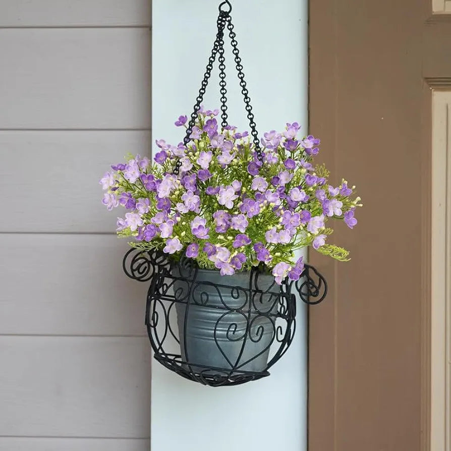 2 Pcs Artificial Flowers Bunch Milan Baby Breath 35cm Artificial Faux Gypsophila Bouquets Flower2