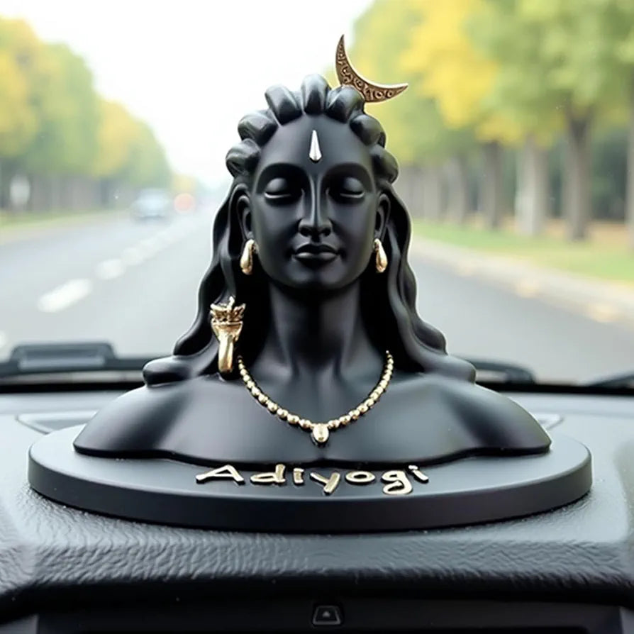 Unovate Adiyogi Statue for Car Dashboard