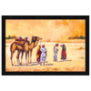 ArtX Paper Village Scene Framed Wall Art Painting AXI00285-VIL