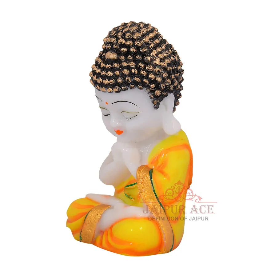Jaipur Ace Resin Decorative Showpiece 9 Inch Orange 1 Piece