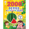Majestic Book Club 2000 Dotted Colouring Fun Food We Eat Colouring Sticker Book for Kids Age 4+