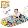 Wembley Transport Musical Mat for Kids Ages 3+ Baby Piano Play Mat