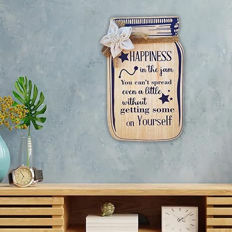 Sehaz Artworks Wooden Jar Wall Hangings Home Decor Items Home Decoration Items - Jar-0008