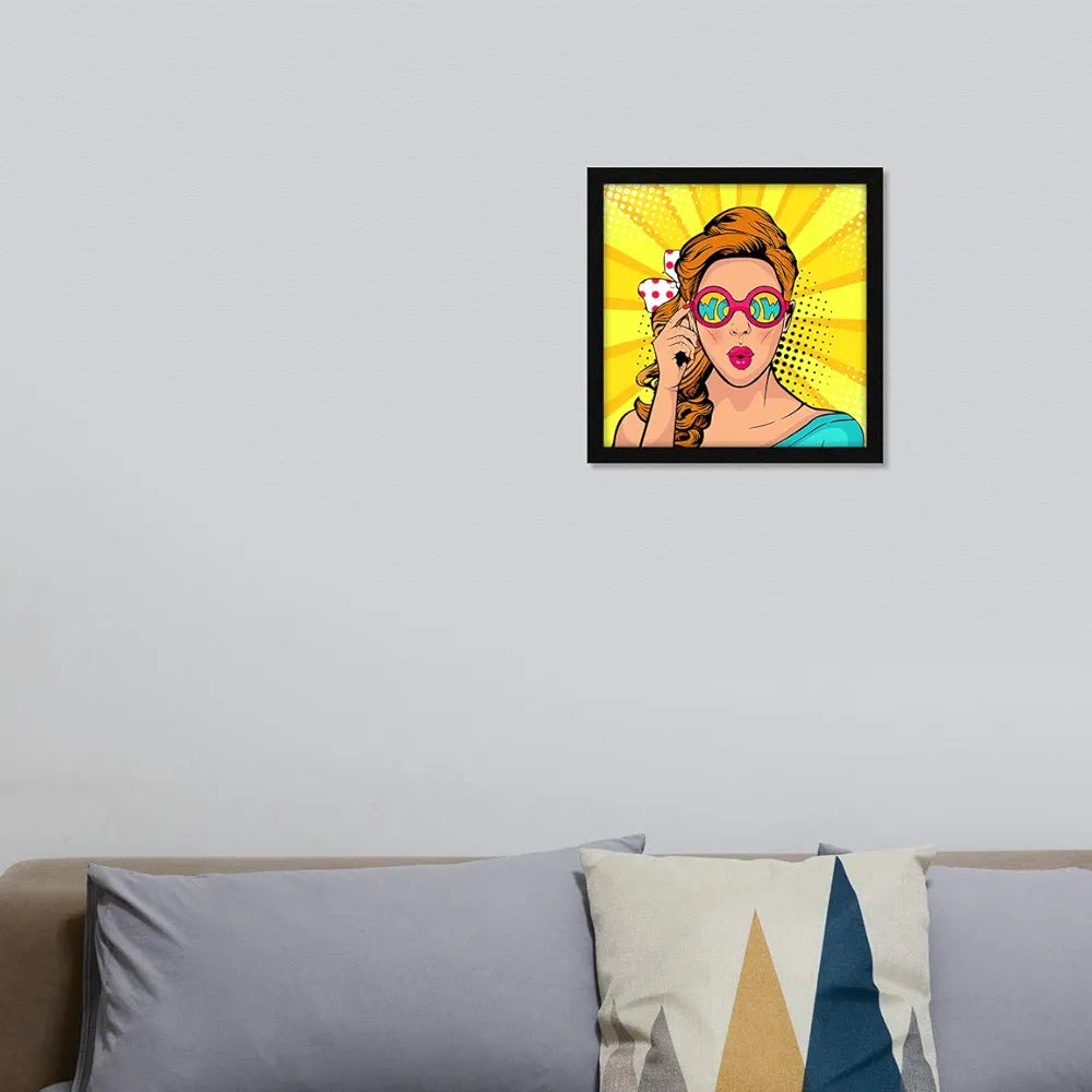 ArtX Paper Beautiful Women AXB000243-POP Pop Art Wall Art Painting Multicolor Abstract