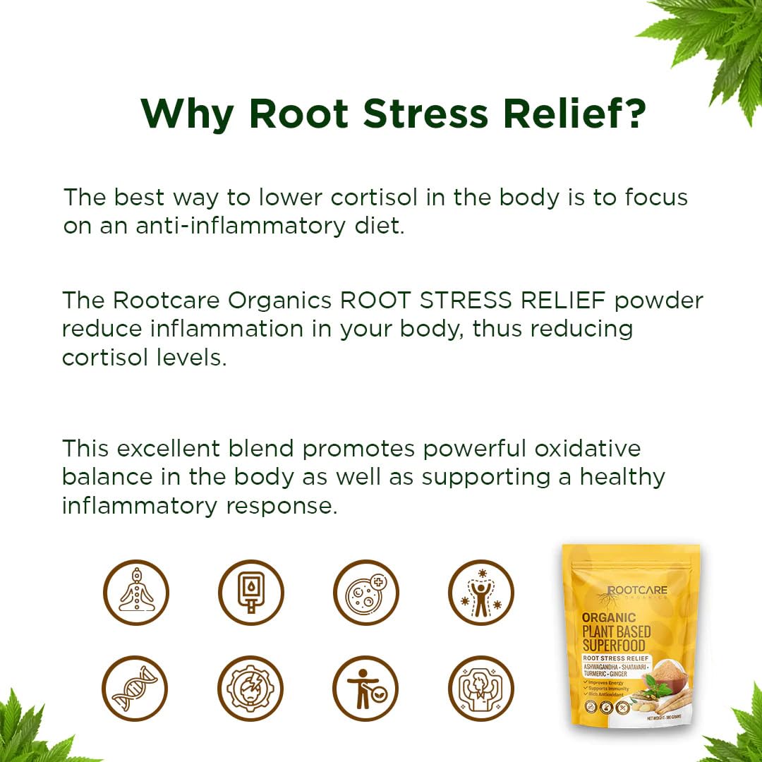 Rootcare Organics Root Stress Relief Powder - 180 gms