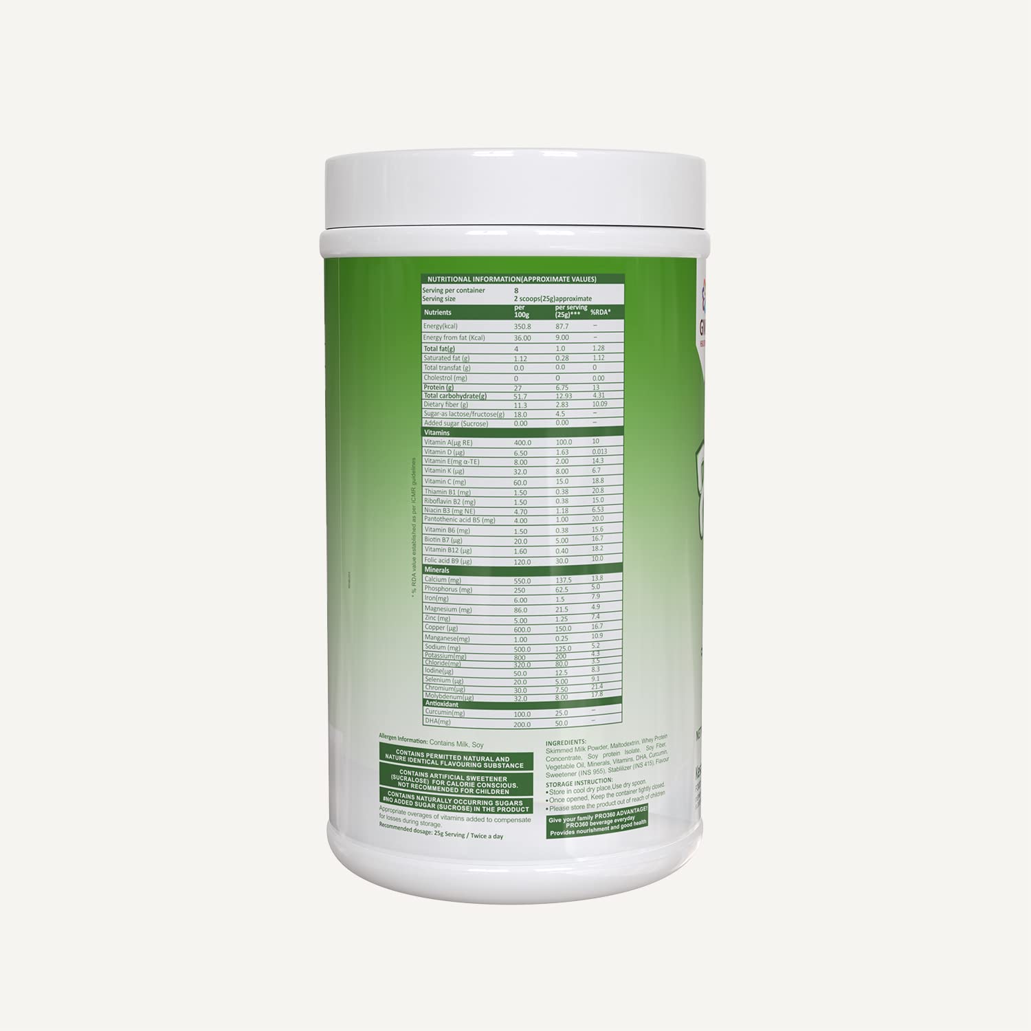 Pro360 Diabetic Care Protein Supplement Powder Kesar Pista Flavor - 200 gms