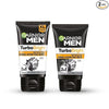 Garnier Men Turbo Bright Charcoal Brightening Facewash, 150gm + Garnier Men Power White Double Action Face Wash, 100gm Combo
