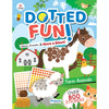 Majestic Book Club Farm Animals Dotted Fun Sticker Book for Kids Age 2+