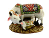 Jaipur Ace Decorative Polyresin Cow and Calf Statue/idol 8 Inch Kamdhenu Cow