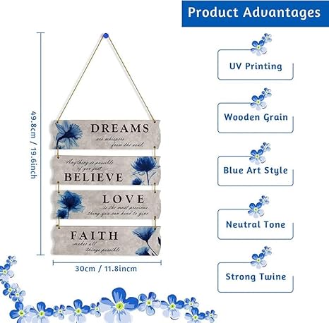 Angel Infinite Inspirational Quotes Wooden Wall Hanging Wall Hanger For Homedecor