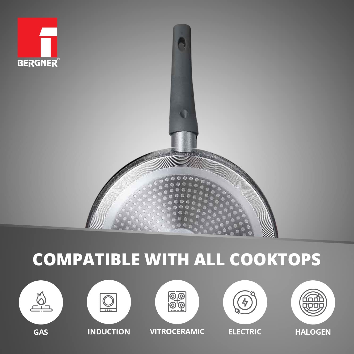 Bergner Orion Non-Stick 28cm Tawa/Dosa Pan
