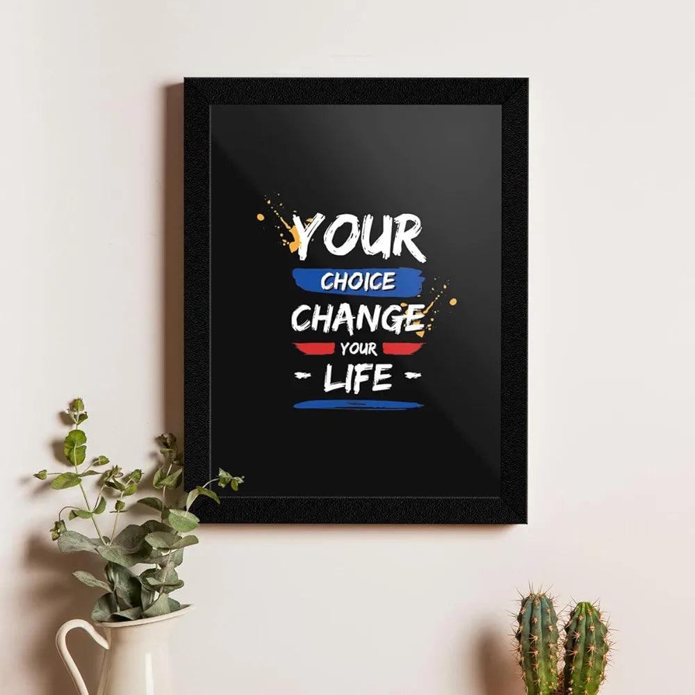 ArtX Paper Big Health Quotes AXF00179-MOT Set of 4