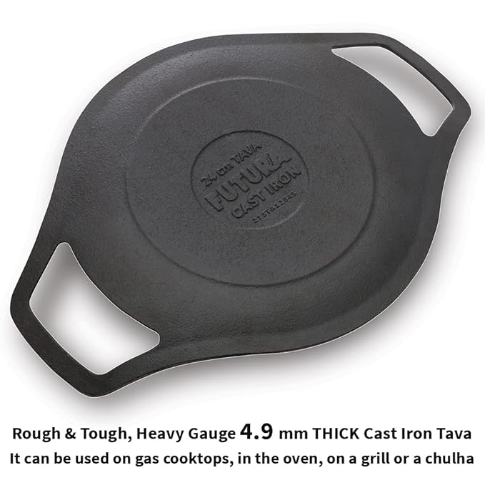 Hawkins Futura 24 cm Cast Iron Tava