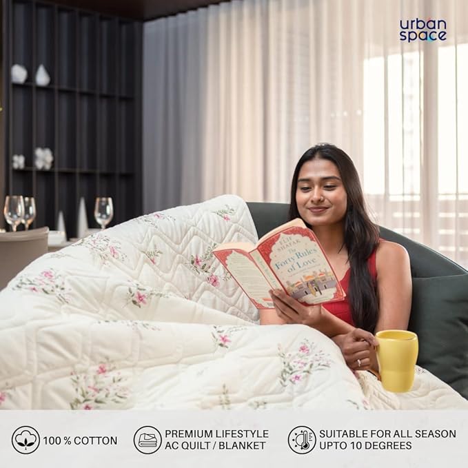 Urban Space 3 Layered Blankets Double Bed (Colour Amsterdam Valley Pink)