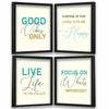 Kotart Good Vibes Only Framed Posters With Frame