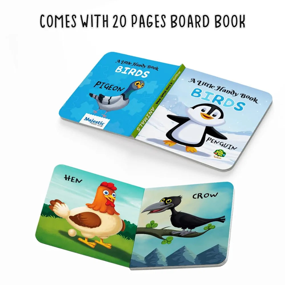 The Book Tree Birds Puzzle Box for Kids I Educational Toy for Kids Age 2+ I 60 Jigsaw Puzzle Pieces and 1 Story Book for Early Learning I A for Children by Majestic Book Club