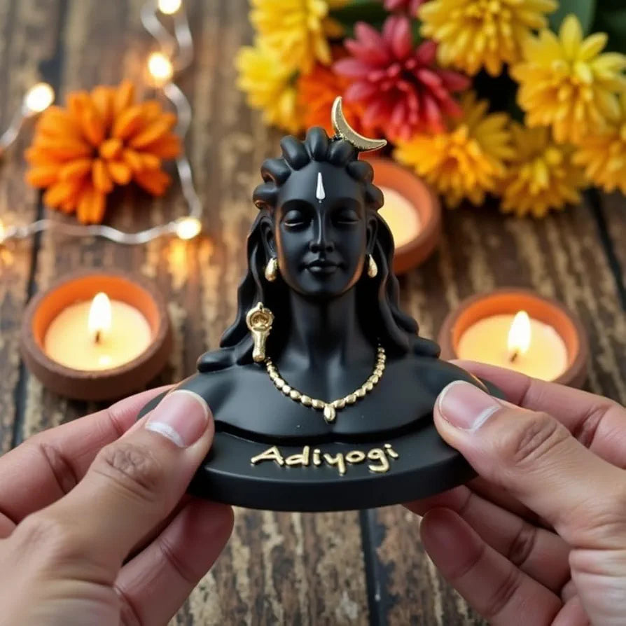 Unovate Adiyogi Statue for Car Dashboard