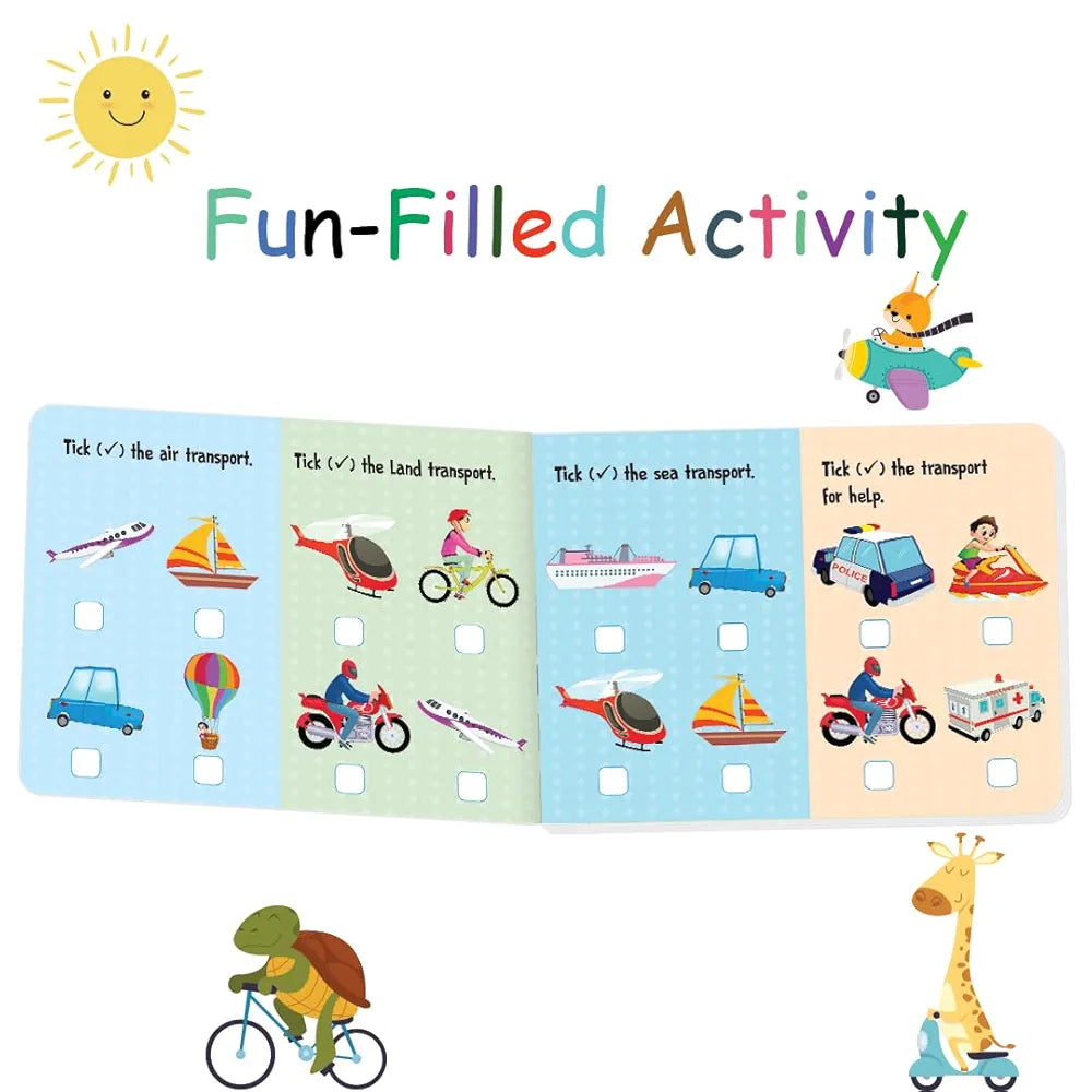 The Book Tree Picturepedia of Vehicles I Board Book for Kids Age 2+ I Bright & Colourful Pictures I Easy-to-Read Word Labels I Builds Vocabulary I Early Learning Picture Books for Children by Majestic Book Club