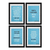 ArtX Paper Business Sales & Marketing Motivational Quotes AXF00193-MOT Wall Frames Set of 4
