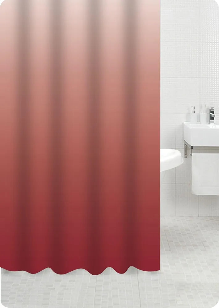 Homethreads Embrace Luxury with Our 6-Feet Long Premium Polyester Shower Curtain with 12 Hooks for a Lavish Bathroom Ambiance Stylish, Splendid, and Perfectly Sized Maroon Colour