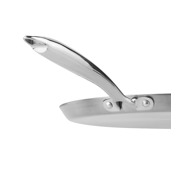 Vinod SAS Pro Platinum Triply Stainless Steel Dosa Tawa - 28 cm | 4.0 mm Thick | Hexa Design