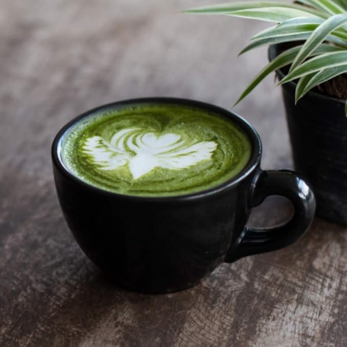 Femora Indian Ceramic Jumbo Coffee Mug Soup Mug Maggie Mug | 400 Ml | Black | Microwave Safe & Freezer Safe | Set of 1