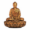 Jd Fresh 6 Inch Gautam Buddha Statue - Gold