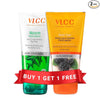 VLCC Neem Face Wash & VLCC Anti Tan Face Wash -150ml X 2- Buy One Get One