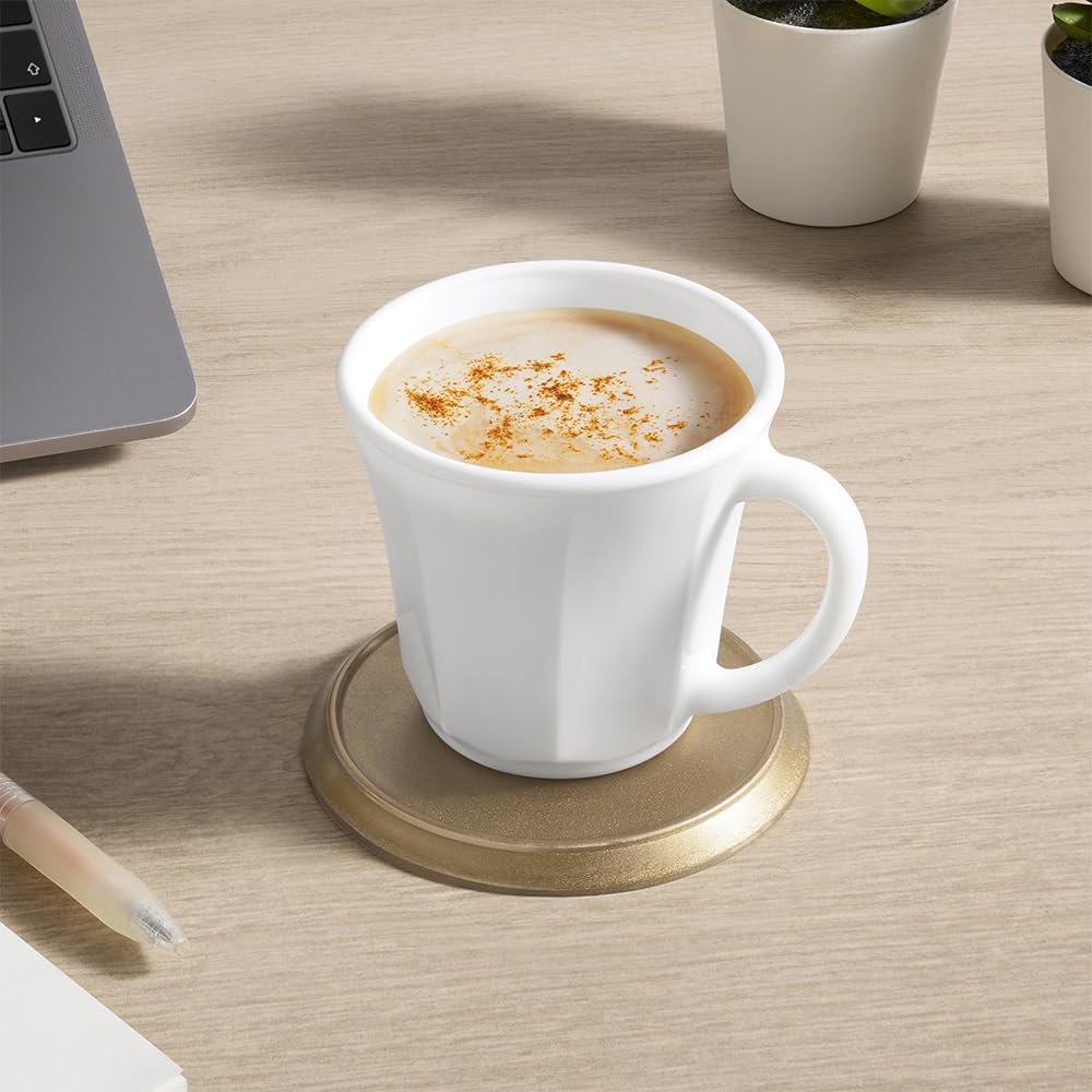 Larah by Borosil Octa Opalware Mug | Set of 6 Tea/coffee Mugs | 200 Ml Each