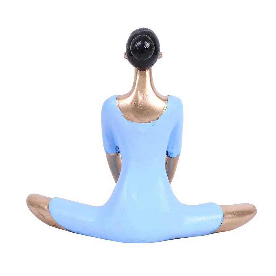 Jaipur Ace Yoga Lady Statue Sculptures Creative Abstract Design Art Figurine