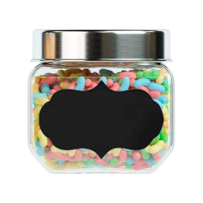 Femora Kitchen Storage Jars Transperent Glass With Steel Lid Air Tight Jar | 850 Ml | 1150 Ml | 2000 Ml | Pack of 3