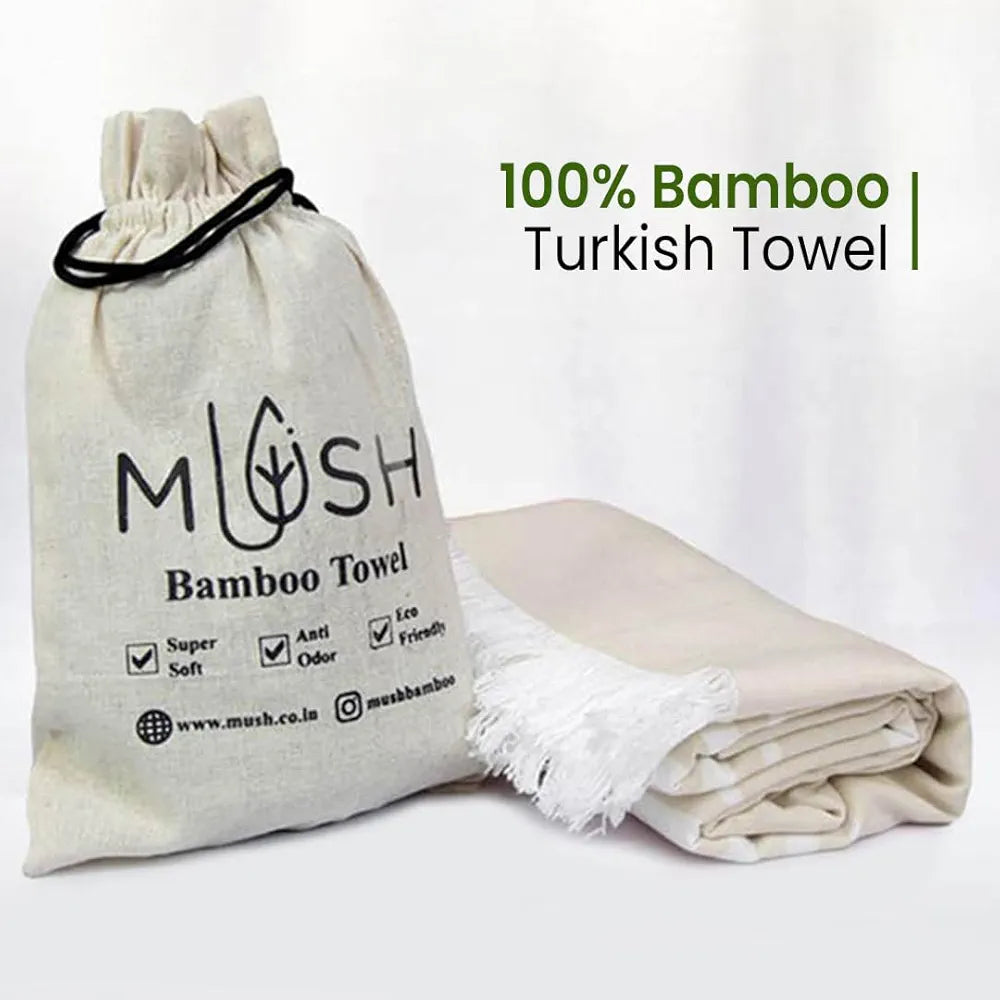 Mush Rayon Derived From Bamboo Large Bath Towel Ultra Soft Absorbent Light Weight
