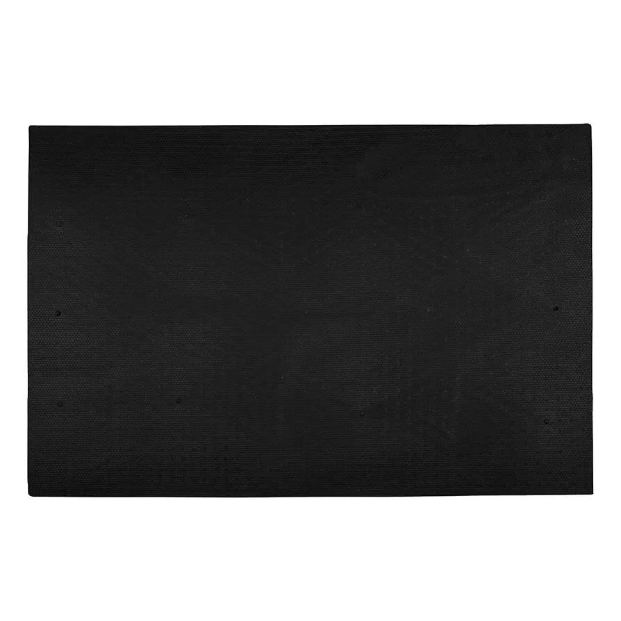 Kuber Industries Door Mat Rubber Mud Trapper Mat Welcome Mat Black & Blue Colour