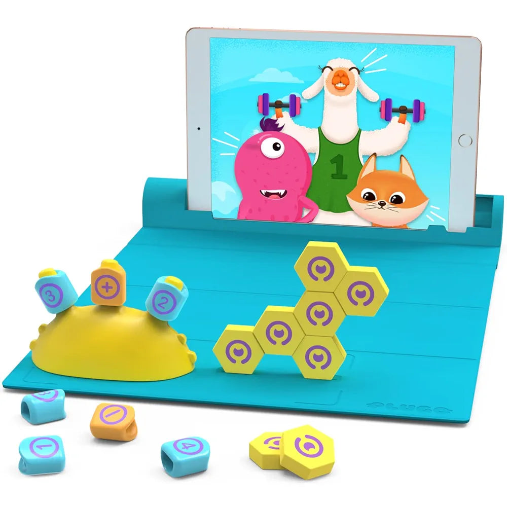 Shifu Plugo STEM Wiz Pack AR-Powered Toy with Count and Link Kit for Kids - Math Puzzles Challenges Fun Learning, Interactive Game 