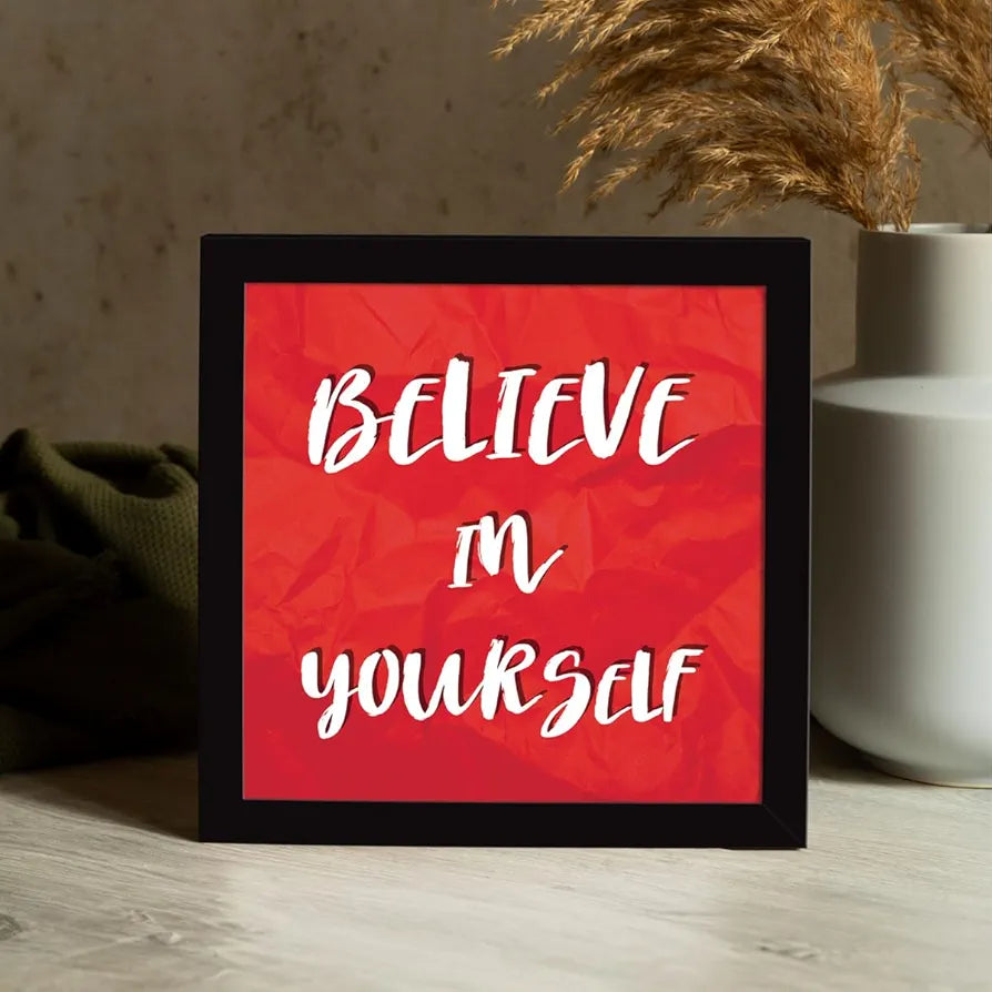 ArtX Paper Motivational Wall Frames Quotes Wall Art Painting Set of 4
