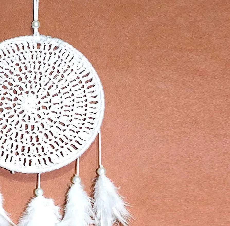 Metal Bell Feather Bead Thread Wind Chime Dream Catcher Small