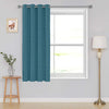 Divine Casa 5 Feet Premium Velvet Blackout Curtain Luxurious Thermal Insulated Noise Reducing & Room Darkening Single Panel Colour Turquoise (Pack of 1)