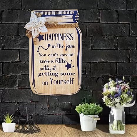 Sehaz Artworks Wooden Jar Wall Hangings Home Decor Items Home Decoration Items - Jar-0008