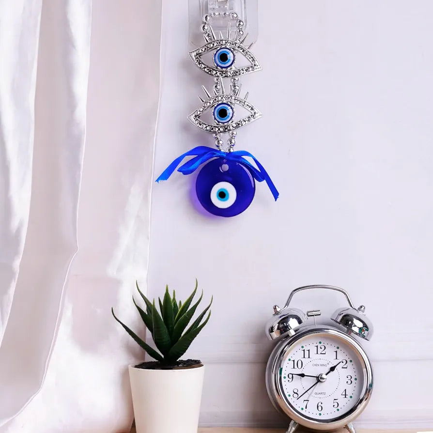 Shubhanjali 2 Eye Lashed Evil Eye Hanging for Home