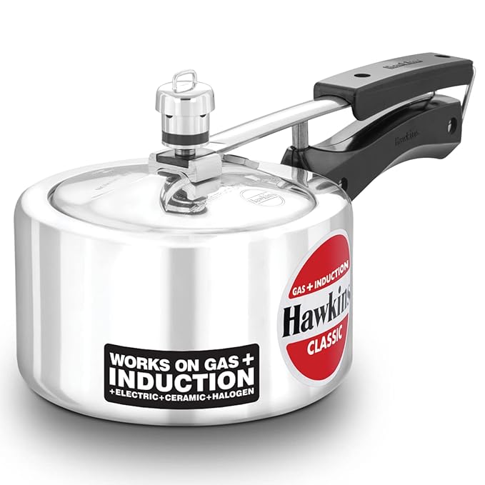 Hawkins 2 Litre Classic Pressure Cooker Tall Design Induction Inner Lid Cooker