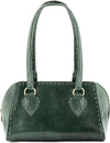 Leather Top Handle Tote Hanbags For Women | Green
