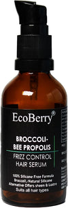EcoBerry Broccoli Bee Propolis Frizz Control Hair Serum - 150 gms