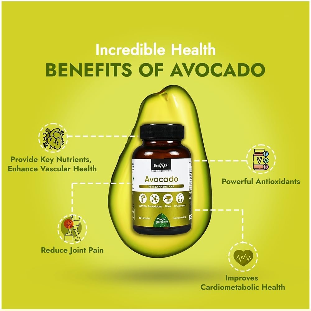 StemRx Biosciences Avocado Supplements Capsules - 60 Capsules