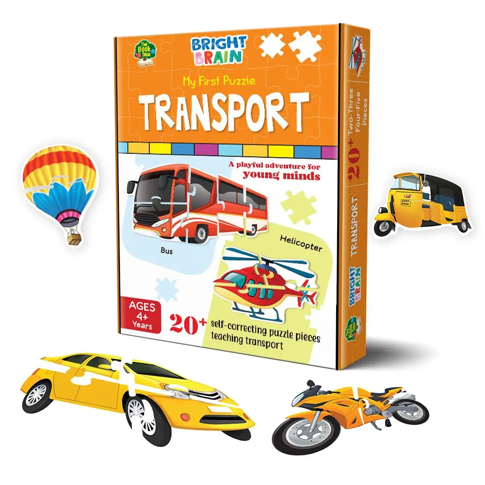 The Book Tree Transport 20+ Piece Jigsaw Puzzle for Preschoolers, Educational Toy for Learning Different Birds, Gifts for Kids Ages 3 to 6 by Majestic Book Club