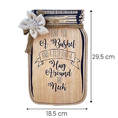Sehaz Artworks Wooden Jar Wall Hangings Home Décor Items Home Decoration Items - Jar-0005