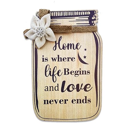 Sehaz Artworks Wooden Jar Wall Hangings Home Décor Items Home Decoration Items - Jar-0012