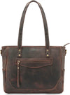Leather Office And Daily Travel Use Shoulder Bag For Women's | Coffee Brown